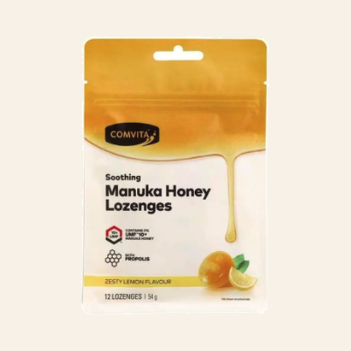 Comvita 檸檬麥蘆卡蜂蜜潤喉糖 12 入