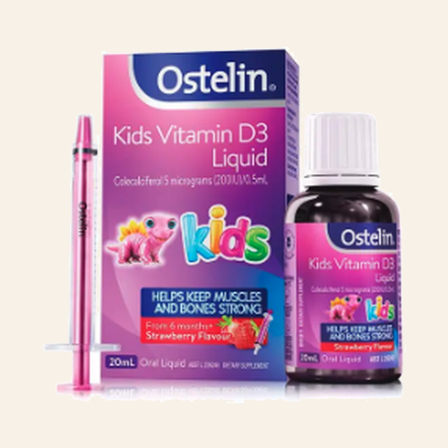 Ostelin Kids Vitamin D3 Liquid Strawberry 20ml