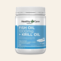 Healthy Care Fish Oil 1000mg + Krill Oil 400 Capsules