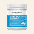 Healthy Care น้ำมันปลา 1000 มก. โอเมก้า 3 200 แคปซูล