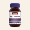 Swisse Iron + Probiotic 30 Capsules