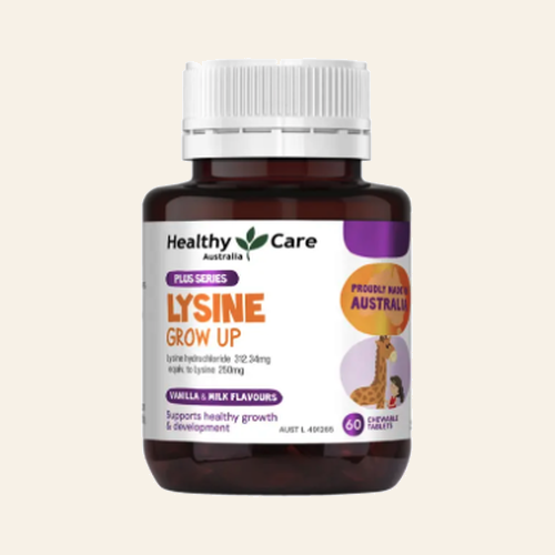 Healthy Care Plus Lysine Grow Up 60 Tablets