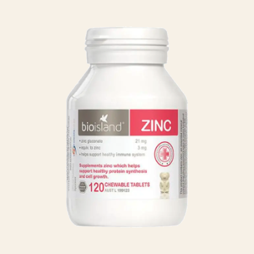 Bio Island Zinc for Kids 120 Tablets