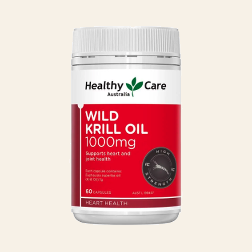 Healthy Care Wild Krill Oil 1000mg 60 Capsules