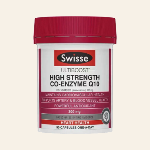 Swisse High Strength Co-Enzyme Q10 300mg 90 Capsules
