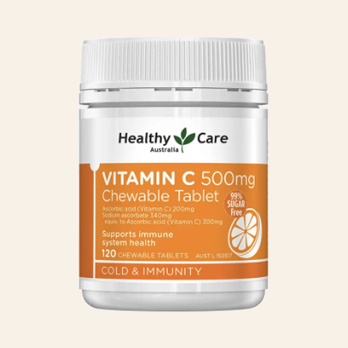Healthy Care Vitamin C 500mg Chewable 120 Tablets