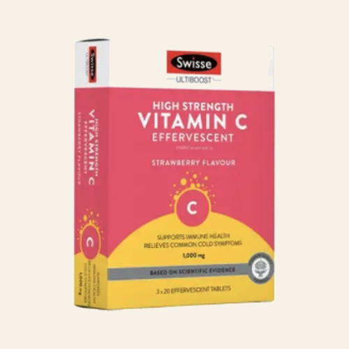 Swisse High Strength Vitamin C Effervescent 60 Tablets